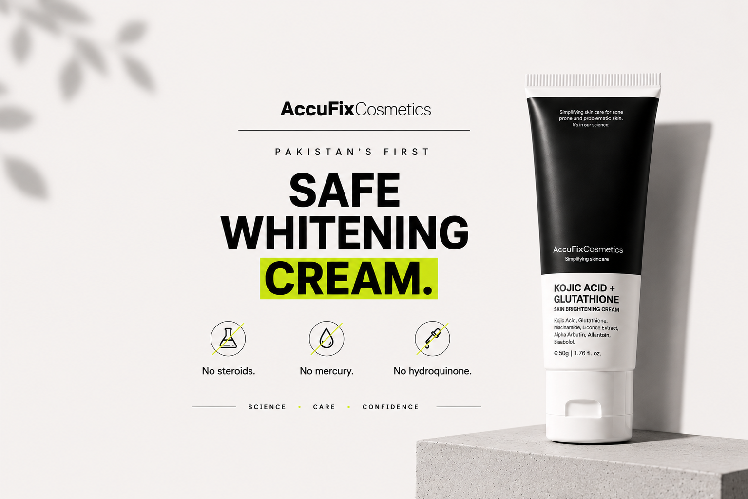 accufix kojic acid + glutathione skin brightening cream Made Pakistan's Safest Whitening – AccuFix Cosmetics BPC-157 (Body Protection Compound-157)