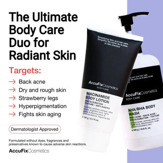 Best Body Care Duo for radiant skin - AccuFix Cosmetics