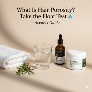 Hair care by hair porosity types
