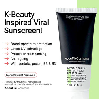 Invisible Shield With Centella SPF 50 PA++++