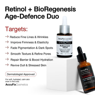Retinol + BioRegenesis Age-Defence Duo
