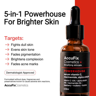 Powerhouse Serum Vitamin C, Niacinamide, Alpha Arbutin