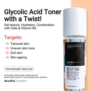 Oat and Glycolic Acid Gel Toner