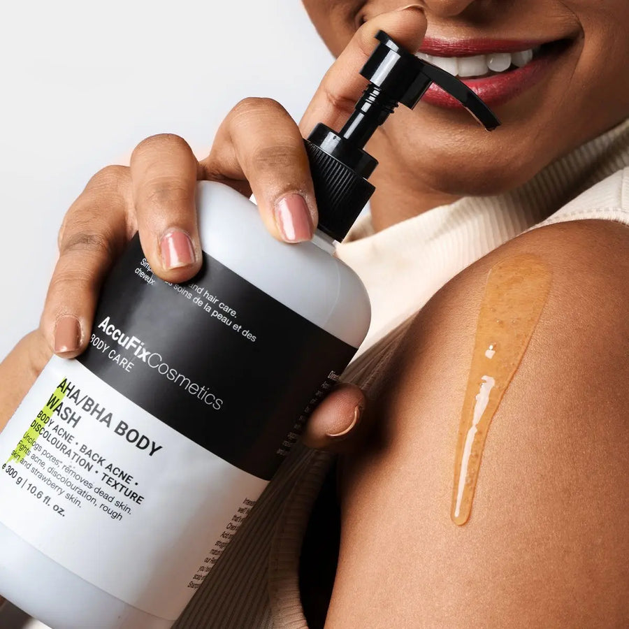 Clear & Smooth Skin with AHA/BHA Body Wash for All Skin Types – AccuFix ...