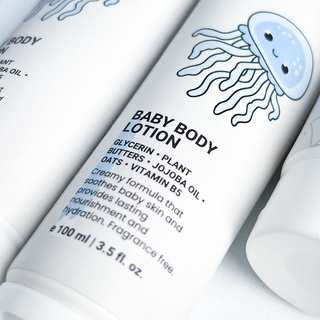 Baby body lotion for soft and sensitive skin