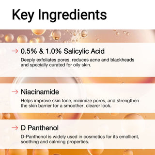 Key ingredienst of Encapsulated salicylic acid serum