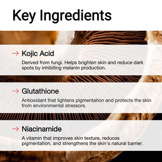 Ingredients of Kojic acid or Glutathione Cream | AccuFix Cosmetics