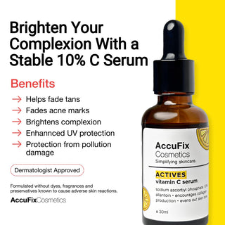 Best Vitamin C serum For Oily Skin | AccuFix Cosmetics