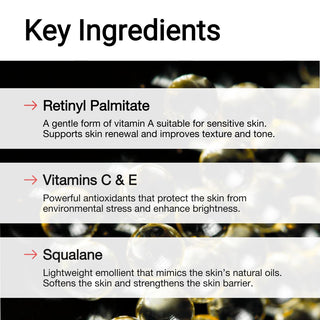 Ingredients | Retinol Serum | AccuFix Cosmetics