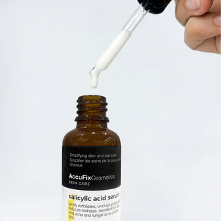 AccuFix's Salicylic acid serum texture